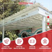 Gambar Dijual KANOPI BAJA RINGAN MINIMALIS ATAP SPANDEK GALVALUM Berkualitas dari dirraa_store undefined 1 Tokopedia