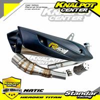Gambar KNALPOT STANDAR RACING ROB1 SCOOPY BEAT NMAX AEROX MIO LEXI VARIO 125 dari tsabit shopp undefined 1 Tokopedia
