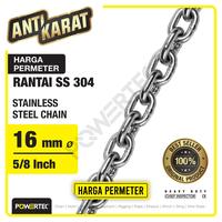 Gambar Markissa TEC Rantai SS 304 16mm Stainless Steel Chain  - Meteran dari Markissa undefined 1 Tokopedia