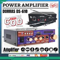 Gambar Ampli Mini Dorras Ds618 Power Amplifier Ac Dc Bluetooth Usb Fm Sd Mp3 dari tesia pedia undefined 1 Tokopedia