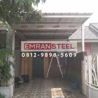 Gambar Dijual KANOPI BAJA RINGAN MINIMALIS ATAP SPANDEK GALVALUM Berkualitas dari dirraa_store undefined 2 Tokopedia