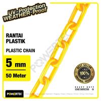 Gambar Markissa TEC Rantai Plastik PVC 5mm x 50m Plastic Chain  - Kuning dari Markissa undefined 1 Tokopedia