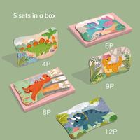 Gambar Import 5pcs/set 3d Animal Puzzles Princess/flamingo/space Pattern Jigsaw Puzzle Toys Kids Children Montessori Toys dari Kimberly Sport undefined 3 Tokopedia