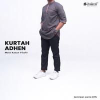 Gambar Gamis Kurtah Lengan 3/4 Syirkuh Adhen Matt Katun Filafil Premium - Grey, XL dari KAAF SHOP undefined 1 Tokopedia