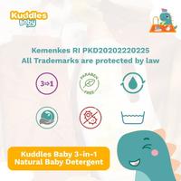 Gambar NEW PRODUCT KUDDLES BABY DETERGENT BOTTLE 1000ML PREMIUM 3 IN 1 dari Babystore. undefined 5 Tokopedia