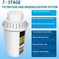 Gambar ALTHY 3.5L Mineral Alkaline Water Pitcher Filter - 400L Long-Life Filters - Alkalizer Purifier Filtration System +pH -ORP dari ICEUT undefined 3 Tokopedia