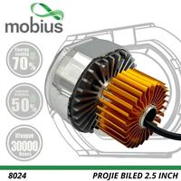 Gambar Lampu PROJIE BILED MINI MOBIUS 2.5 Inch Cahaya Jauh Dekat Putih Kuning - White/Blue dari Moon Motor Variasi undefined 5 Tokopedia