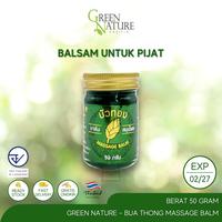Gambar Green Nature Bua Thong Massage Balm Berat 50 Gram Original Thailand Buathong Tong Minyak Balsem Balsam Green Pijat Gosok Obat Pereda Gejala Flu Pilek Pusing Sakit Kepala Masuk Angin Gatal Nyamuk dari Shophoria Authentic undefined 1 Tokopedia