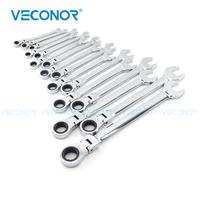 Gambar 1/4-15/16 Inch Imperial Size Ratchet Wrench Set of Keys Spanner Flexible Head Universal Hand Tools Car Repair Tool dari krasivia-shop undefined 1 Tokopedia