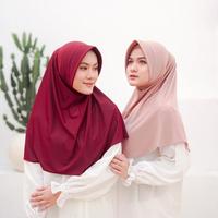 Gambar Jilbab Instan Bergo Hamidah Jersey Size M Menutup Dada dari Ruphacollection undefined 3 Tokopedia