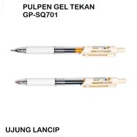 Gambar Grosir ( 1kotak / 12pcs ) Pulpen Gel Tekan SQUEEZY GP-SQ701 LUXURY dari JamanBook undefined 3 Tokopedia