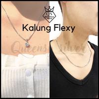 Gambar Kalung Perak Asli Flexy / Perak Asli 925 Bersertifikat / Pria Wanita dari TechTrenda undefined 3 Tokopedia