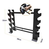 Gambar Iron Dumbbell Rack Holder Bracket Fitness Dumbbells Equipment Rac dari Rasyadani Arya undefined 3 Tokopedia