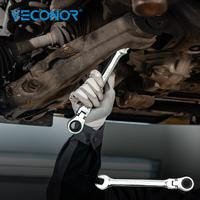Gambar 1/4-15/16 Inch Imperial Size Ratchet Wrench Set of Keys Spanner Flexible Head Universal Hand Tools Car Repair Tool dari krasivia-shop undefined 5 Tokopedia
