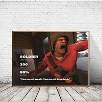 Gambar AG Classic Video Game Team Fortress 2 Canvas Painting Posters and Pr dari After Going undefined 2 Tokopedia