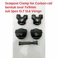 Gambar Seatpost Clamp Rel Karbon Oval 7*9 Spez Sl7 Venge Blackinc dari IronImpact undefined 3 Tokopedia