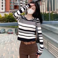 Gambar Super Murah! AJW Atasan Wanita Rajut Salur Garis Garis Import Premium XF | Atasan Lengan Panjang Wanita Import Korean Style Premium | Baju Lengan Panjang Import Rajut Premium | Kaos Lengan Panjang Rajut Import Korean Style Salur Premium Kekinian Murah dari GadgetGalaxyai undefined 2 Tokopedia