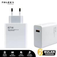 Gambar Kepala Charger Xiaomi 67W Max Fast Charging USB Port Original 100% - Kabel 6A dari Toleda Indonesia undefined 5 Tokopedia