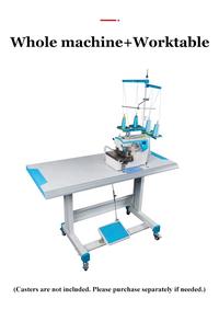 Gambar Smart Industrial clothes computerized servo motor direct drive double needles 4 Threads Flat Bed Over lock Sewing Machines dari DluxuryS undefined 4 Tokopedia