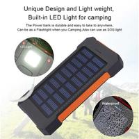 Gambar DETENG Power Bank Solar Power LED Light USB 10000mAh - PS-P401 - Hitam dari Mikopedia Store undefined 3 Tokopedia