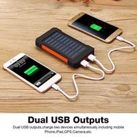 Gambar DETENG Power Bank Solar Power LED Light USB 10000mAh - PS-P401 - Hitam dari Mikopedia Store undefined 5 Tokopedia
