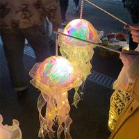 Gambar Lampion Lampu Ubur-Ubur Lampion Warna Pesta DIY Tiktok Gantung Dekorasi Hias Kamar Tidur,Warna Sunshine Mermaid Parti Jellyfish Light Lantern Biru Plastik - Biru dari Travis-onlineshop undefined 4 Tokopedia
