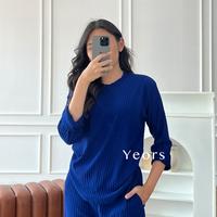Gambar Terlaris Yeors - Rib Knit Lily Top ( hanya atasan ) - Korean Knitwear - Loungewear - Kaos Murah Berkualitas Rib Knit Premium - Baju Wanita Hijab Rajut Lengan Panjang Murah dari GadgetGalaxyai undefined 1 Tokopedia
