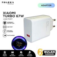 Gambar Kepala Charger Xiaomi 67W Max Fast Charging USB Port Original 100% - Kabel 6A dari Toleda Indonesia undefined 1 Tokopedia