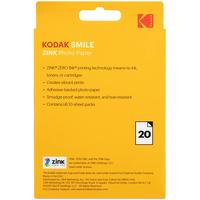 Gambar 20 /40 / 80 Sheets Premium Zink Print Photo Paper 3.5x4.25 Inch Compatible With Kodak Smile Classic Instant Camera Sticky-backed dari pincok pecel undefined 3 Tokopedia
