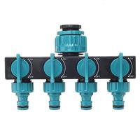Gambar Tools Universal 4 Way Garden Hose Splitter Tap Manifold For 1/2 3/4" dari ADELICIA041 SHOP undefined 4 Tokopedia