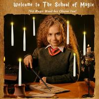 Gambar 12/20 Pcs Suspended Magic Wand Candle Lights Halloween LED Remote Control Hanging Holiday Party Decorations Children's Gifts dari Ethereal Story undefined 3 Tokopedia