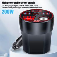 Gambar Vehicle Inverter 200W 12V-220V Automotive Power 110V Digital Voltage Transformer Car Electronics For Laptops Tablets DVD Players dari Chaana1 undefined 4 Tokopedia