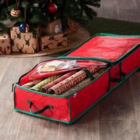 Gambar Christmas Wrapping Paper Storage Containers Gift Wrap Organizer with dari Misami Shop undefined 4 Tokopedia