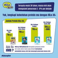 Gambar HiLo untuk 35+ Tahun (336gr - 500gr) - Susu Tinggi Protein - Gold Original dari PT Bergas Waras Slamet undefined 2 Tokopedia