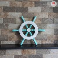 Gambar Pajangan Dinding kemudi kapal ukiran dekorasi laut home decor - M dari Akkae undefined 2 Tokopedia