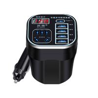 Gambar Car Power Inverter USB 3.0 Charging Port 12V/24V DC1 Multifunction Fast 10V-220V Electronics Inverter Car Charger Charger S V5I4 dari Chaana1 undefined 5 Tokopedia
