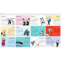 Gambar Kalender Meja TINTIN 2023 Calendar Duduk Bisa Custom Desain dari El company1933 undefined 1 Tokopedia