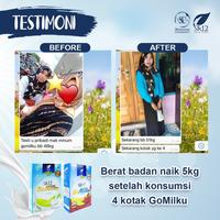Gambar Susu Penggemuk Badan Dewasa dan Anak SR12 Go Milku Susu Kambing Bubuk - Putih, 200 dari anggunMarkett undefined 5 Tokopedia