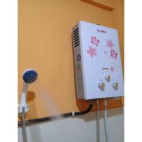 Gambar [COD] PAKET WATER HEATER PEMANAS AIR KAMAR MANDI GAS NIKO LENGKAP PUTIH dari galslolomk21 undefined 3 Tokopedia