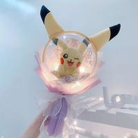 Gambar Cartoon Pokemon Pikachu Plush Bouquet Kawaii Plushie Toy Stuffed Doll dari wik manajemen store undefined 5 Tokopedia