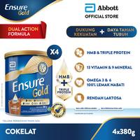 Gambar Ensure Gold HMB Cokelat 380 g - Nutrisi Dewasa Rendah Laktosa - 4 pcs dari qiqisMarket undefined 1 Tokopedia