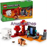 Gambar BARANG TERLARIS LEGO 21255 MINECRAFT THE NETHER PORTAL AMBUSH READYY dari Szae Store undefined 1 Tokopedia