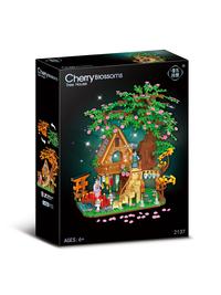 Gambar HG BLOCX TOYS Cherry Blossom Tree House Building Block Set Simulatio dari Hoeme Gear undefined 2 Tokopedia