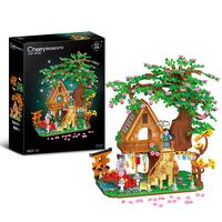 Gambar HG BLOCX TOYS Cherry Blossom Tree House Building Block Set Simulatio dari Hoeme Gear undefined 1 Tokopedia