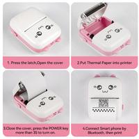 Gambar (COD) Print Mini Portable Bluetooth Photo Printer Thermal Camera - Pink Sad dari TOKO SITI FASHION undefined 2 Tokopedia