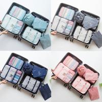 Gambar Travelling Bag Tas 8PCS Penyimpanan Perjalanan Set Travel Storage Bag Traveling Accessories Suitcase Organizer Kantong Bagasi Portabel dari sulasttj store undefined 5 Tokopedia