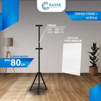 Gambar L14 【CASSA】TRIPOD STAND / BANNER DISPLAY / TIANG IKLAN BAR^.^E DISPLAY AKRILIK - A3 dari Studio97 undefined 1 Tokopedia