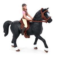 Gambar PETIYOUZA Plastic Artificial Rider Horse Realistic DIY Simulation Equestrian Farm Animal Lifelike Horse Model dari MagnoStore undefined 2 Tokopedia
