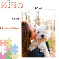 Gambar 5 Sets Blank Jigsaw Puzzles Sublimation Puzzle Craft Diy Custom P dari Umekoya undefined 2 Tokopedia