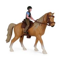 Gambar PETIYOUZA Plastic Artificial Rider Horse Realistic DIY Simulation Equestrian Farm Animal Lifelike Horse Model dari MagnoStore undefined 3 Tokopedia